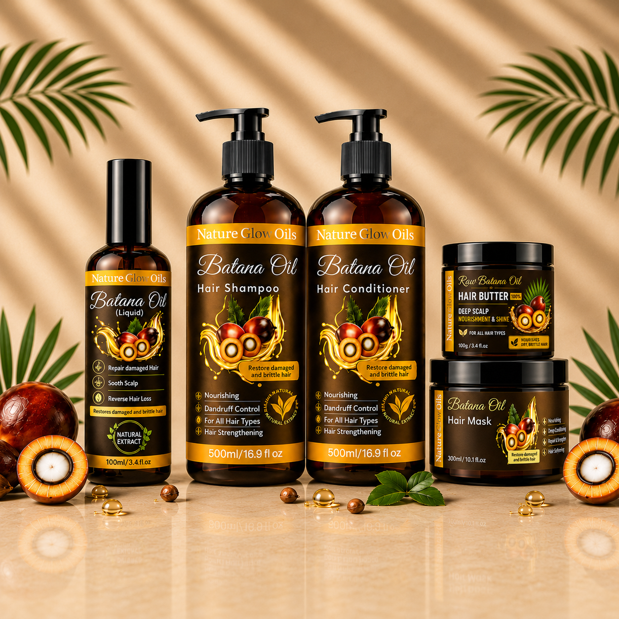 Le système complet revitalisant pour les cheveux Batana™