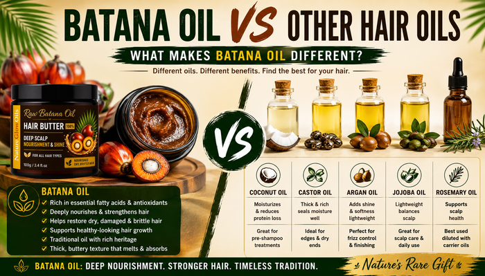 Batana Oil vs Other Hair Oils